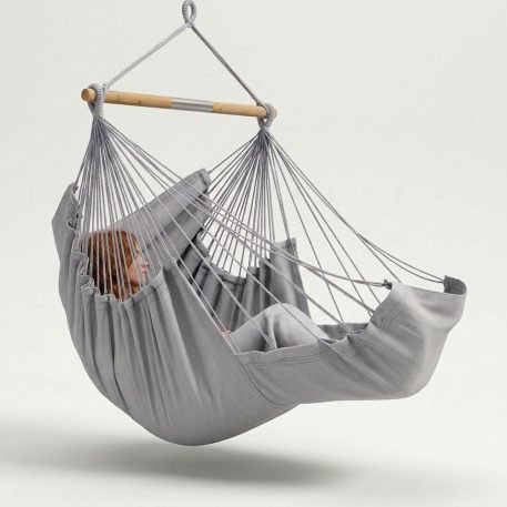 Hanging Chair Lounger Elephant Gray with 2 layers of Polycotton. Series 2. Complete Kit - Image 6