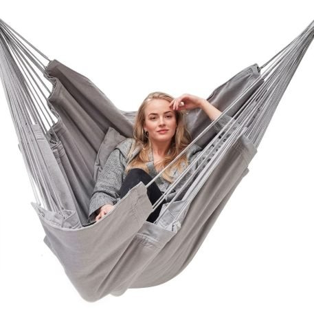 Hanging Chair Lounger Elephant Gray with 2 layers of Polycotton. Series 2. Complete Kit - Image 5